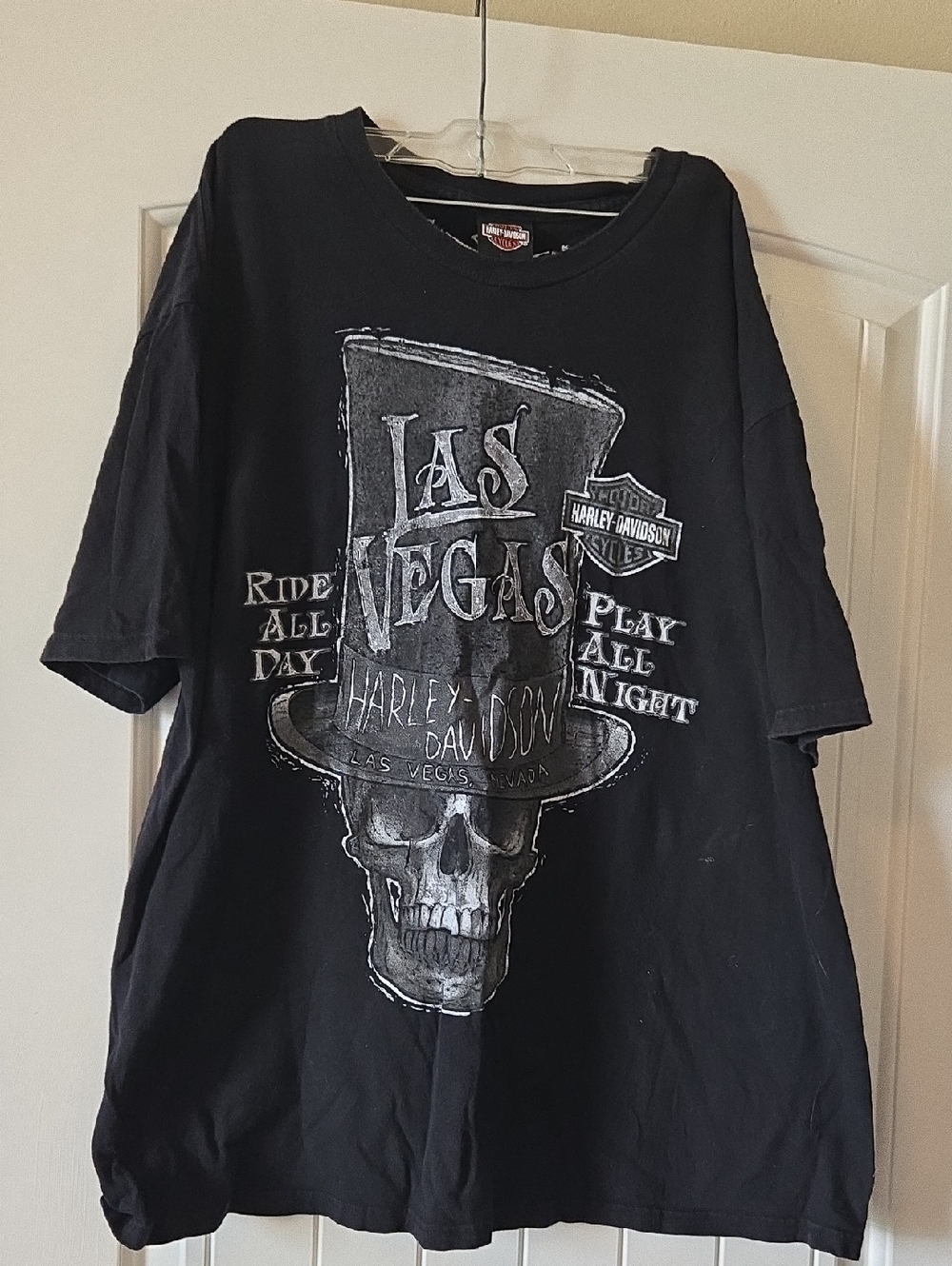 Harley-Davidson Black Skull Las Vegas Graphic Tee
